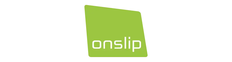 onslip logotyp - integrationspartner till WEIQ